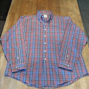Brooks Brothers Non-Iron Cotton Men’s Button Collared Long Sleeve Shirt Size M